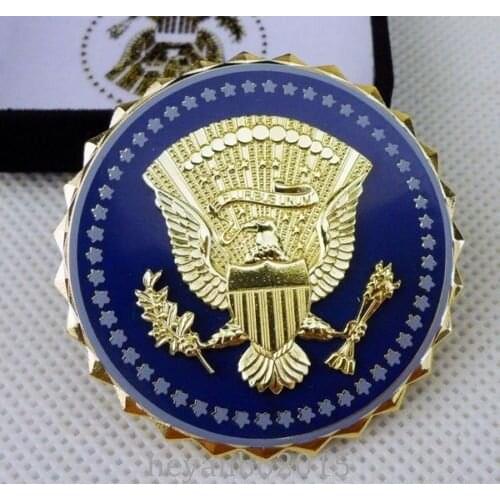 Custom badges coins top quality eagle metal coins Newly custom name badges hot sales usa engraved name badge