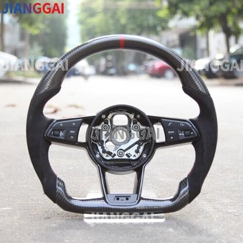 Fit For Audi R8 TTS Itlay Alcantara Steering Wheel 2020 Models 100% Carbon Fiber High Quality