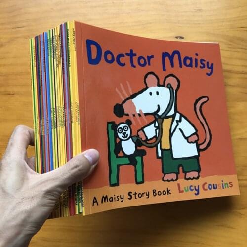 New 12Pcs/set 20.5X20.5cm Mice English Picture Book Children Kids Learning IQ EQ Training Books Children Bedtime Story Parenting