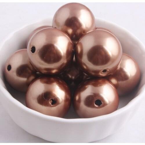 Kwoi vita 20mm Fashion A45 acrylic 100pcs a lot , Loose Imitation Plastic Pearl for Chunky Beads Jewelry