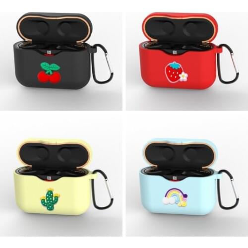 Cartoon Case for Sony WF-1000XM3 Silicon Bluetooth Earphone Protection Cover Funny for Sony WF 1000 XM3 with Hook Case