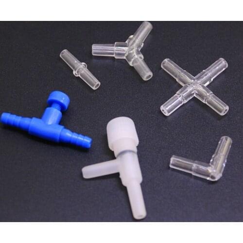 Plastic Equal Cross Connectors Aquarium Air Pump Pipe Accessories Fish Tank Oxygen Tube Parts