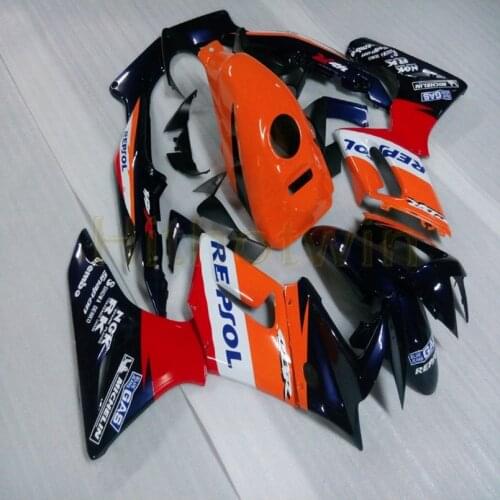Custom motorcycle body kit for CBR125R 2002 2003 2004 2005 2006 2007 Fairing+Free Screws+orange M2
