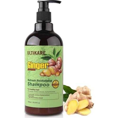 Ginger Shampoo Refresh Revitalizing 500ML Add Plant Refreshing Factor Fresh Smell Protect every Strand