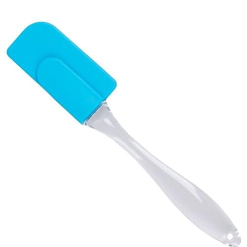 Silicone Spatula Spoon Kitchen Utensil Cake Mixer Cooking Baking Mixer Scraper(Purple)21CM