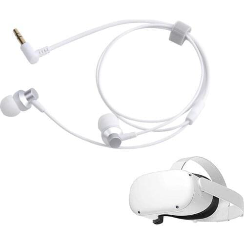 Stereo In-ear Headphones For Oculus Quest 2 360-degree Sound VR Headset Comfortable Firm Headphone VR Accessories Hot Sale