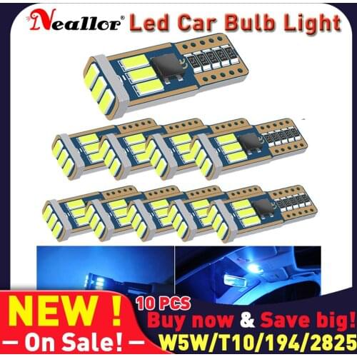 T10 W5w Led Canbus Super Bright 5w5 194 168 2825 Side Lights Bulbs On Cars Auto Interior Diode Lamps For Volvo xc60 v50 v40 v60