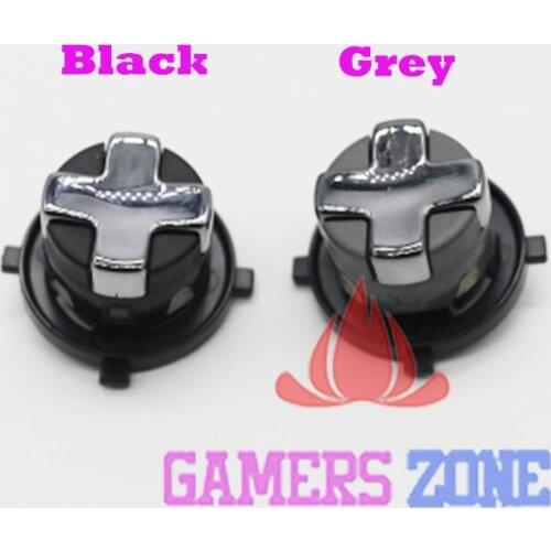 Transforming Rotating D-PAD For Xbox 360 New Version Chrome Metal Grey Black or Grey Base