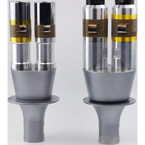 15K 4200W High Power Ultrasonic Welding Transducer machine accessories With Booster For Industrial Plastic Welding Machine
