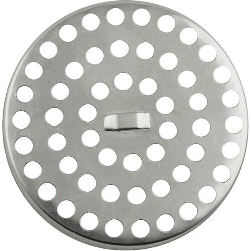 1PC Stainless Steel Floor Drain Cover Overflow Round Anti-Clogging Shower Drain for Bathroom 6.3CM/7.6CM/8.5CM