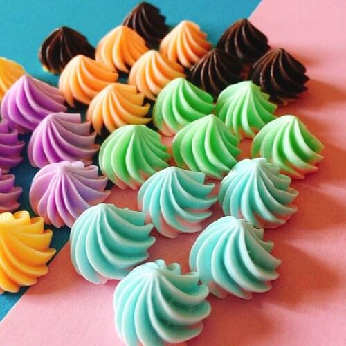 10 pcs cream dessert/miniatures food/cute/fairy garden gnome/moss terrarium decor/bonsai/figurine/doll house/diy supplies