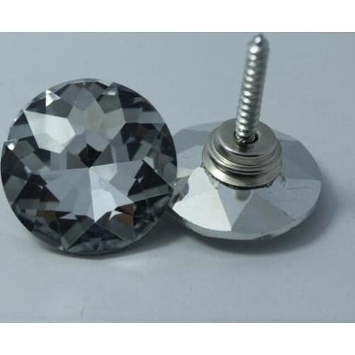 1000pcs/lot 20-30mm gem flowers Glass Crystal Nails Button Crystal buckle soft bag. Sofa nails. diamond buckle. Crystal Buttons