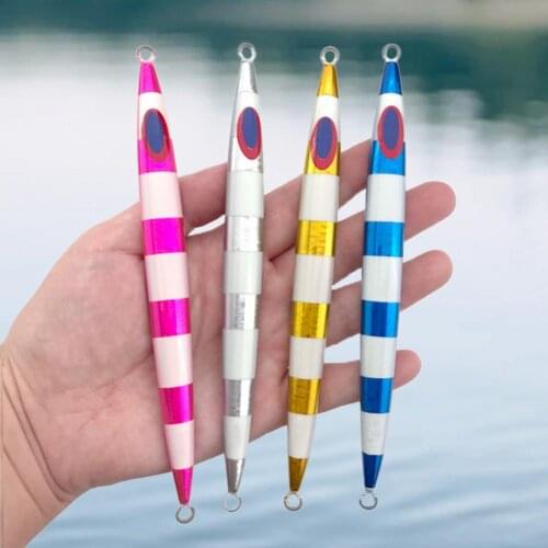 300g Fall Jig Metal Ham Sausage Glowing Slowly Sinking Luja Fake Bait Deep Sea Fishing Sinking Fall Jig 300g Fishing Accessories