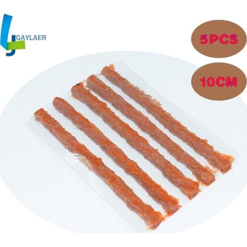 5pcs Motorcycle car repair tool Tubeless Tire Repair Tools Strips Stiring Glue For Tyre Puncture Emergency Car