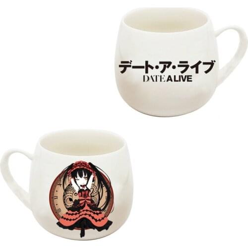 Anime DATE A LIVE Love Live! Kantai Collection Creative Tea Milk Ceramic Mug Drinkware Cartoon Coffee Mug Water Cup Novelty Gift