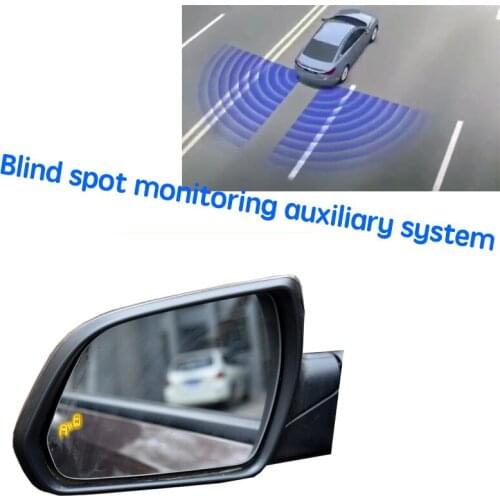 Car BSM Blind Area Spot Warning Drive Mirror Rear Radar Detection System For Hyundai Verna i25 Accent Excel Solaris RB 2010~2018