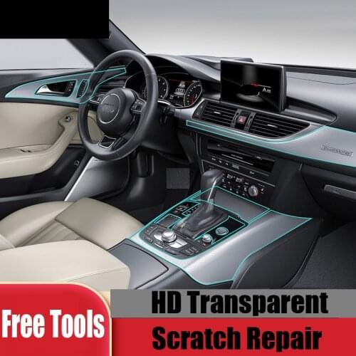 Car TPU Tint Black Headlights Film Transparent Door Window Pillar Column Sticker Dashboard Center Console Cover For Benz G CLASS