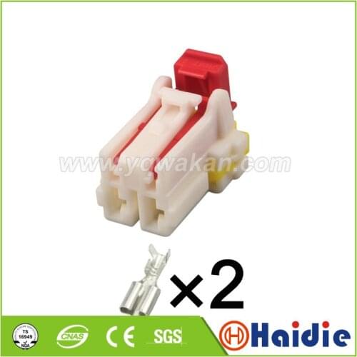 Free shipping 5sets 2pin auto electric female plug cable unsealed wiring connector 7223-5526