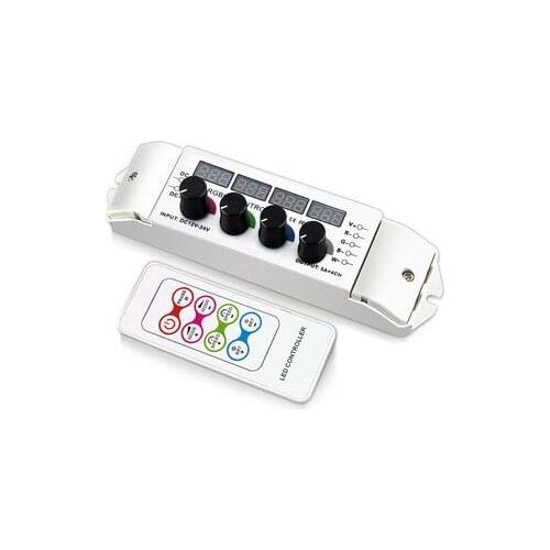 BC-354 Hot selling RGBW color changeable 4 channels wireless remote control light switch