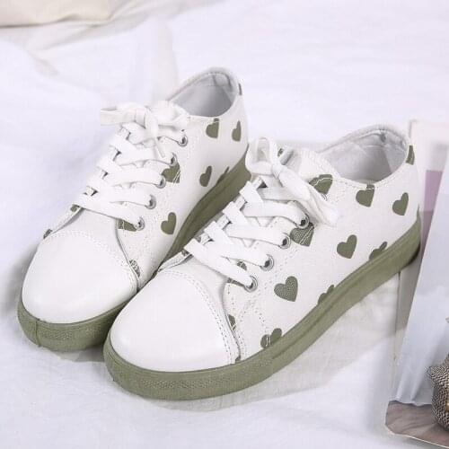 Vulcanize Shoes Woman Sneakers Fashion Canvas Shoes Printed Love Women Ladies Shoe Feminino Zapatos Mujer U12-45