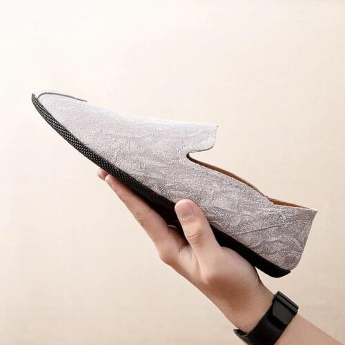 Men Shoes Casual Luxury Brand 2020 Genuine Leather Mens Loafers Moccasins Italian Breathable Slip on Boat Shoes New