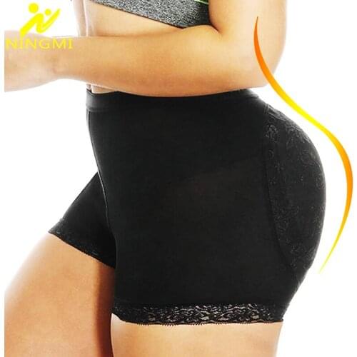 NINGMI Invisible Underwear Big Ass Sexy Butt Lifter Booty Hip Enhancer Pads Control Panties Women Body Shaper Push Up Shapewear
