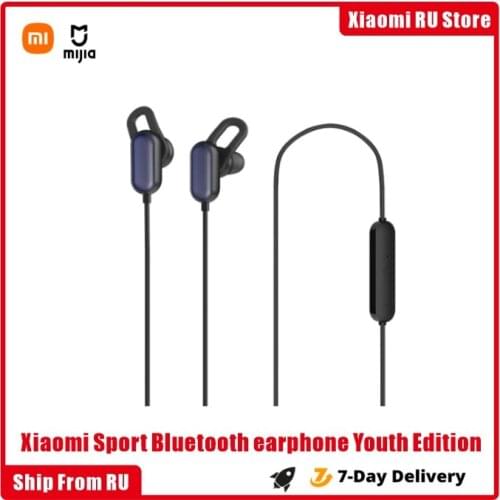 Original Xiaomi Sport Bluetooth earphone Youth Edition with Mic Sport IPX4 Waterproof Sweatproof earphone Wireless earbud Music