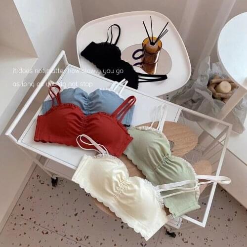 1/2 Half Cup Underwear Women Lace Sexy Beauty Back Without Underwire Seamless Push Up Cute Bras And Panties Ladies Lingerie Set