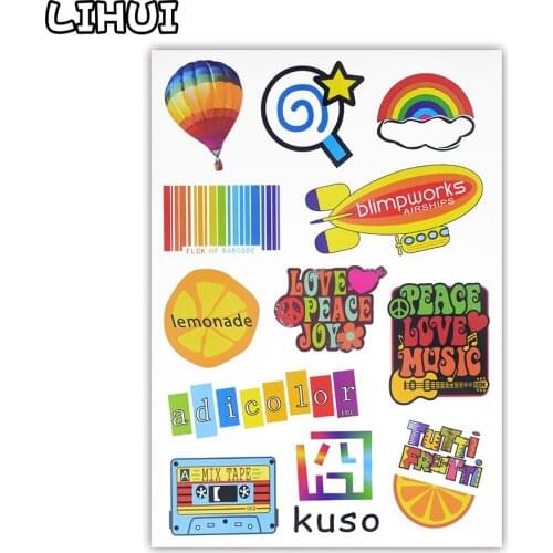 1 PCS Cartoon Matte Sticker Toys for Children Graffiti Funny Cool Cute Waterproof Decal Gift Stickers to DIY Laptop Suitcase Car