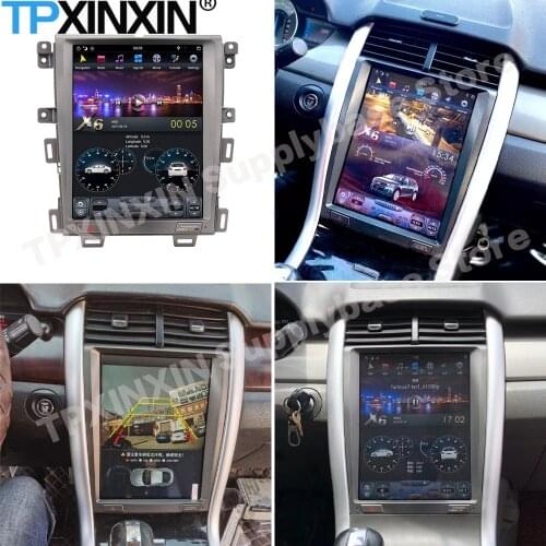 128G Tesla Screen DSP Carplay Android Car Radio 2 Din Stereo Receiver For FORD EDGE 2008 2009 2010 2011 2012 2013 2014 GPS Unit