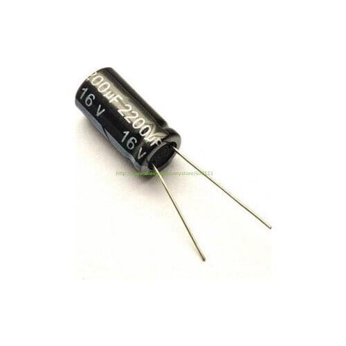 20pcs 2200uF 16V 105C Radial Electrolytic Capacitor 10*20MM