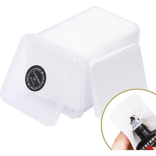 200pcs GEMERRY Eyelash Extension Glue Bottle Cotton Paper Pads Remover Cotton Wipes Pads Gel Nail Remover Cleaner Make Up Tools