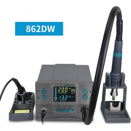 220V 1300W heat gun lead free hot air soldering station microcomputer temperature Rework Station