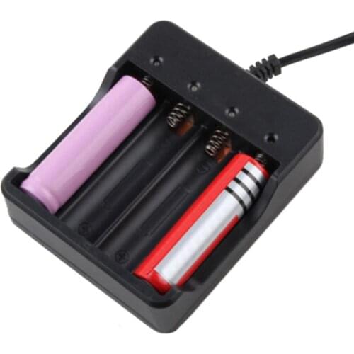 4.2V Universal 4 Slot EU/US Plug 18650 Rechargeable Battery Fast Charger for Camping Hiking Outdoor equipment