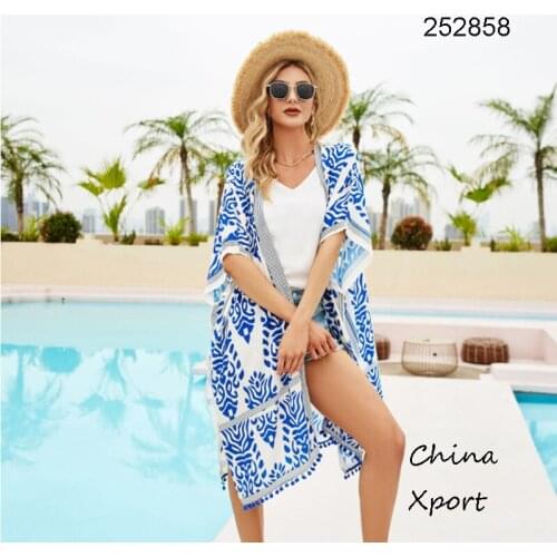 Free shipping nice chiffon sun-protective sun proof clothing thin beach veil blouse cardigan cool for summer 2021 hot selling