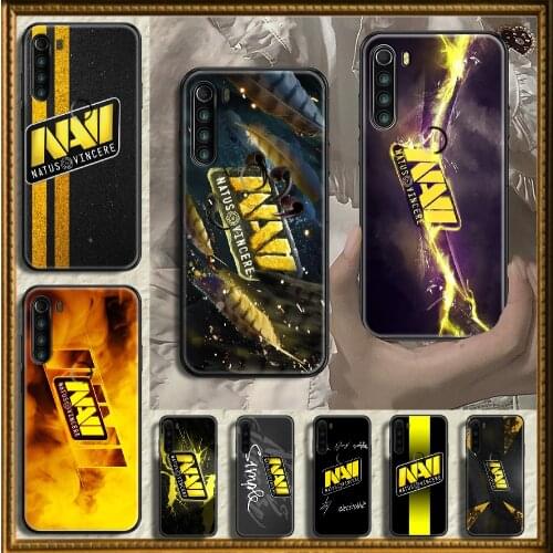 Natus Vincere NAVI Phone case For Xiaomi Redmi Note 7 7A 8 8T 9 9A 9S 10 K30 Pro Ultra black silicone back painting bumper
