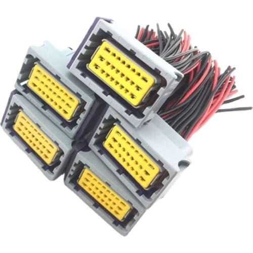 Electronic Control ECU022 Computer Board Plug 24-pin Plug Socket