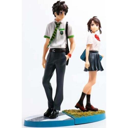 21cm Your Name Anime Figure Tachibana Taki Miyamizu Mitsuha Collection Model Toy Doll Gift