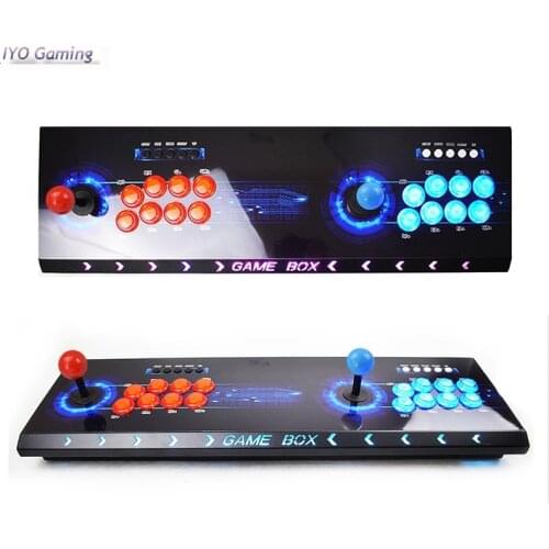 IYO Pandora 9H 3288 Arcade Console 50*3D Games USB Joystick Arcade Buttons With Light 2 Players Control Retro Video Game Box