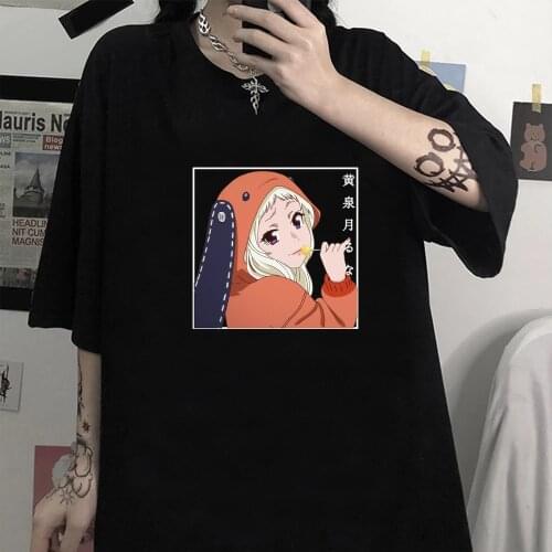 Kakegurui Runa Yumeko T-Shirts Japanese Anime Harajuku Tops T Shirt Women