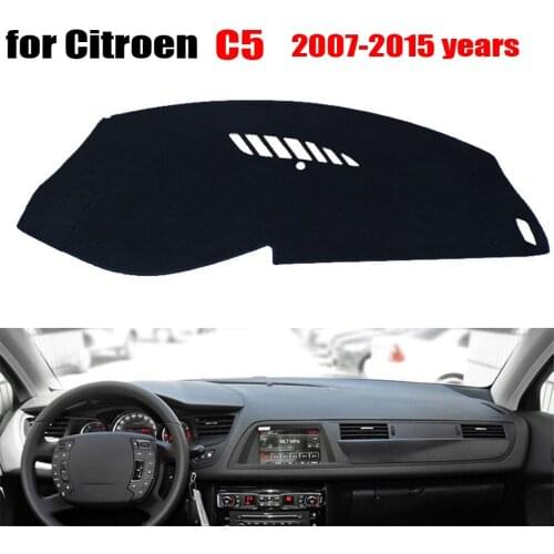 Car dashboard covers mat for Citroen C5 2007-2015 Left hand drive dashmat pad dash covers Instrument platform accessories