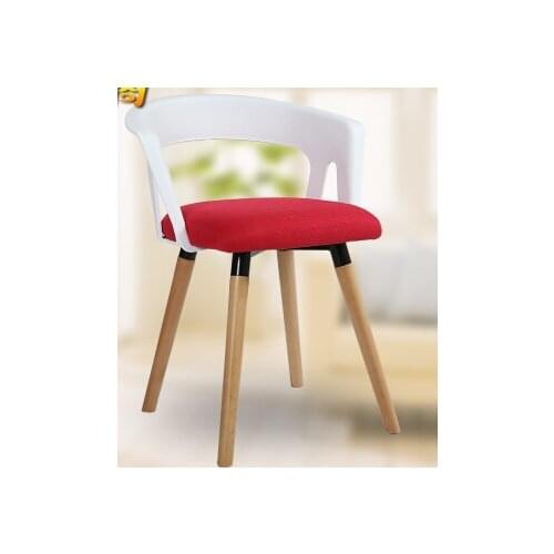 Leisure chair. Eat chair. Contracted solid wood plastic chairs