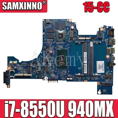Laptop motherboard For HP Pavillion 15-CC SR3LC i7-8550U N16S-GTR-S-A2 Mainboard 935891-001 935891-601 DAG74AMB8D0