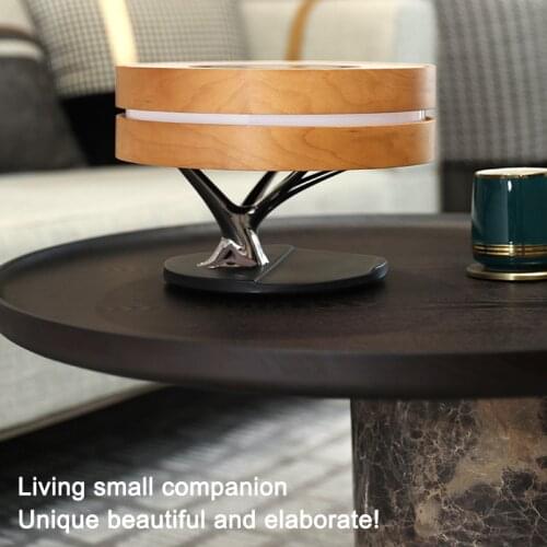 Creative Multifunctional Music Table Lamps Wireless Charging Night Light Bluetooth Audio Sliding Touch Switch Desk Lamp