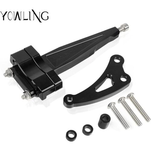 Motorcycle CNC Damper Steering StabilizerLinear Reversed Safety Control with Bracket for Honda CB650F 2014 2015 2016 2017 2018