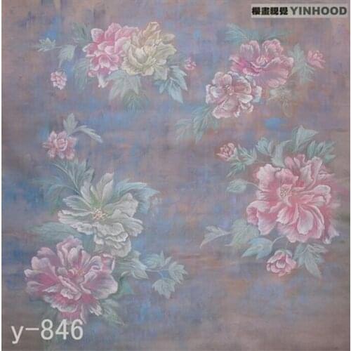 Hand Painted Muslin Photography Studio Backdrops/ Background, Landscape Photo Background,Free DHL/FedEx/UPS/EMS