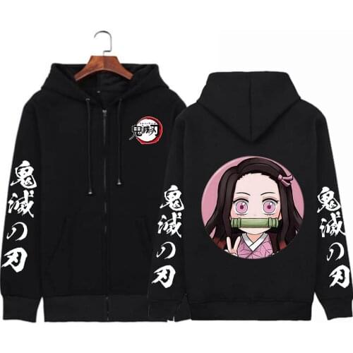 Demon Slayer Clothes Women/man Long Sleeve Anime Sweatshirt Hoodie