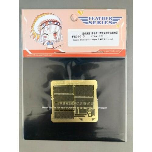 Voyager FE35013 1/35 Modern British Challenger 2 MBT Grills set For TAMIYA