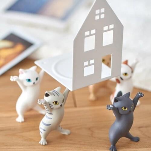 Enchanting Cat Pen Holder Black Cat Carrying Coffin Bracket Cute Decoration Hand-made Home Decore Easter Decoration