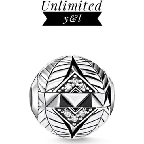 Rhinestone Feathers Ethnic Style Karma Beads Silver Fashion DIY Making Jewelry Accessories Fit Bracelets Necklaces Chain